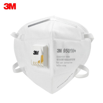 3M9501V+KN95防尘口罩(环保装)图片2