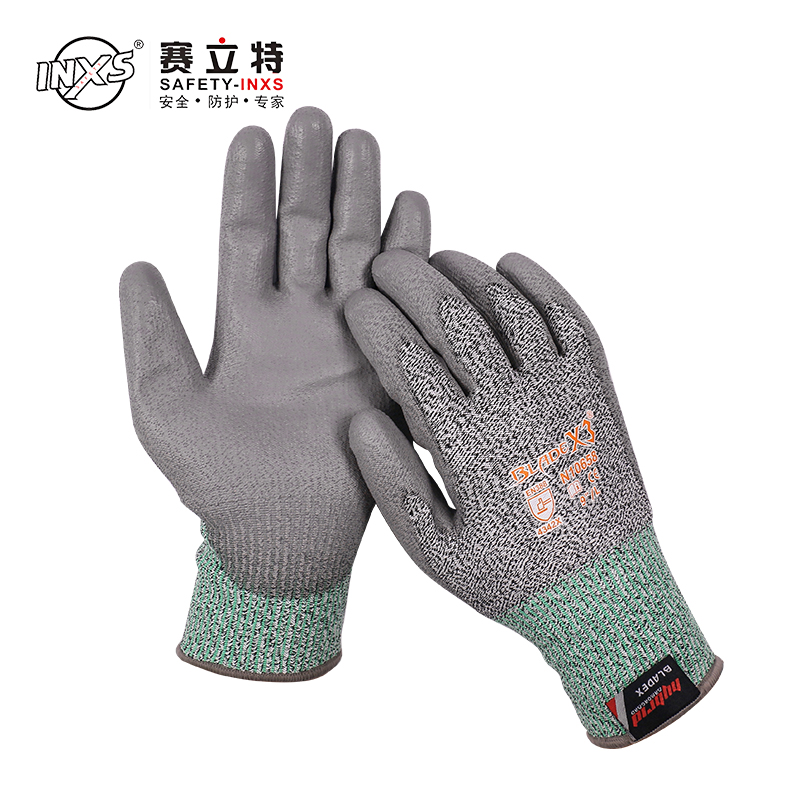 赛立特N10658-10PU涂层3级防割手套