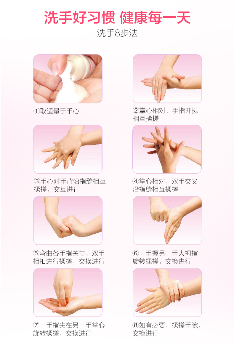3MM爱护佳9252S免洗泡沫消毒杀菌洗手液图片7