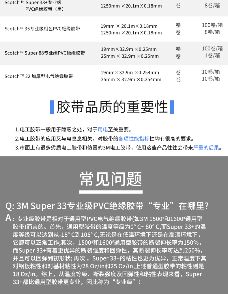 3M33+特优型电气绝缘胶带图片8
