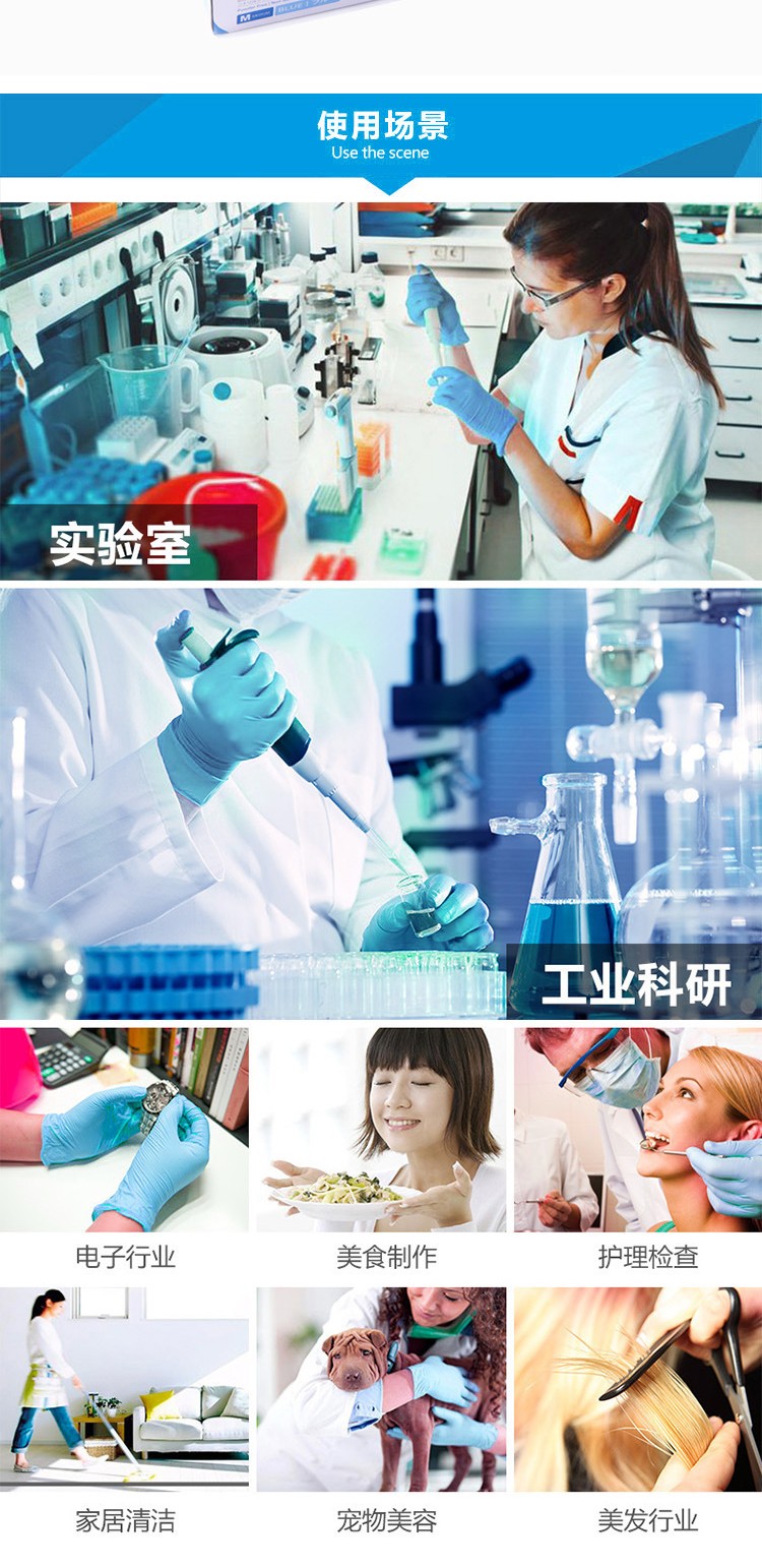 麦迪康1136一次性丁腈手套图片3