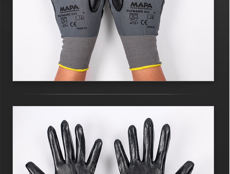 MAPA Ultrane Performance553-8通用耐油劳保手套图片14