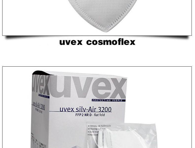 UVEX优唯斯8733200折叠式FFP2防尘口罩图片7