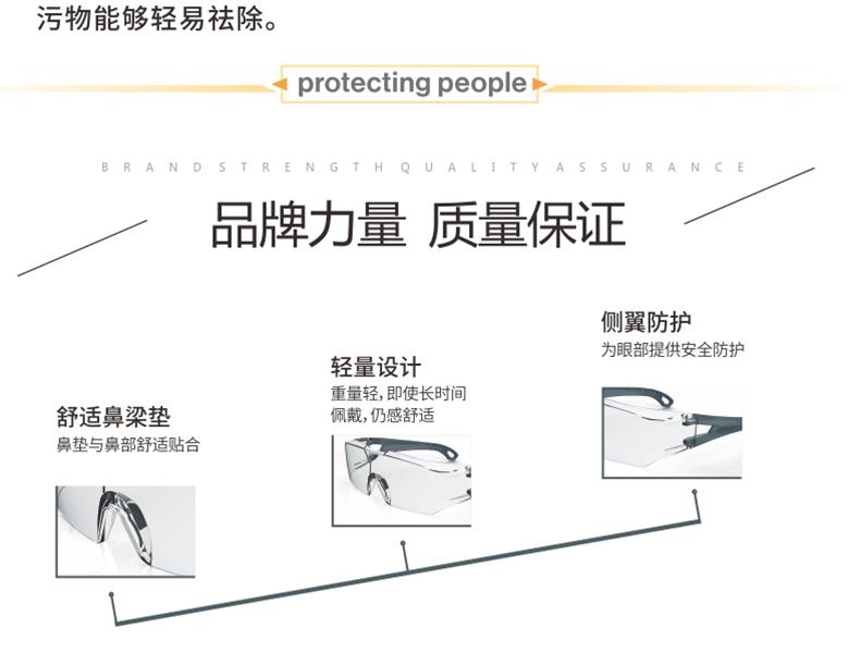 UVEX优唯斯9065129防刮擦防雾防护眼镜图片4
