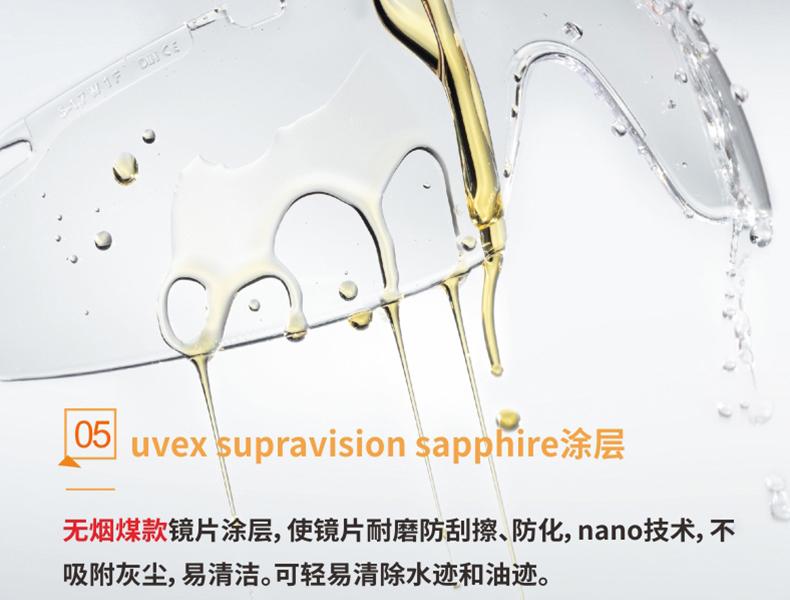 UVEX优唯斯9065129防刮擦防雾防护眼镜图片10