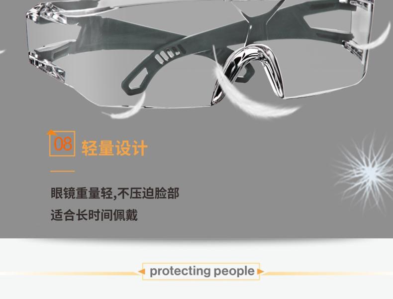UVEX优唯斯9065129防刮擦防雾防护眼镜图片13