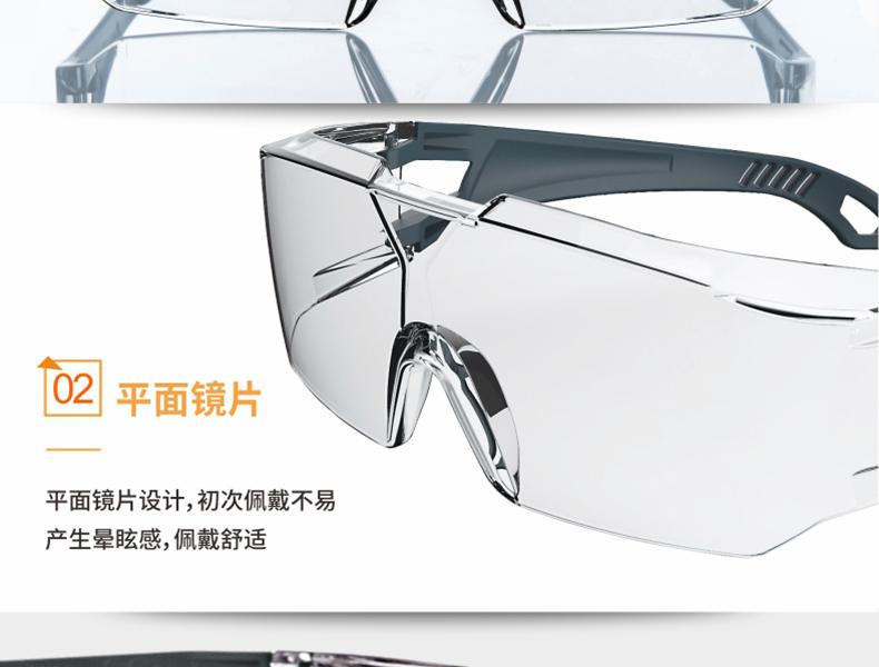 UVEX优唯斯9065129防刮擦防雾防护眼镜图片7